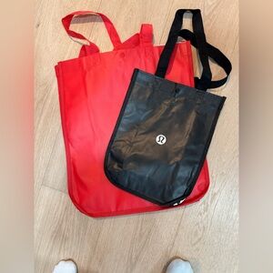 Lululemon Bag+Gift Wrap+Shopping Bag+Get 1 Large Size bag 1 Small